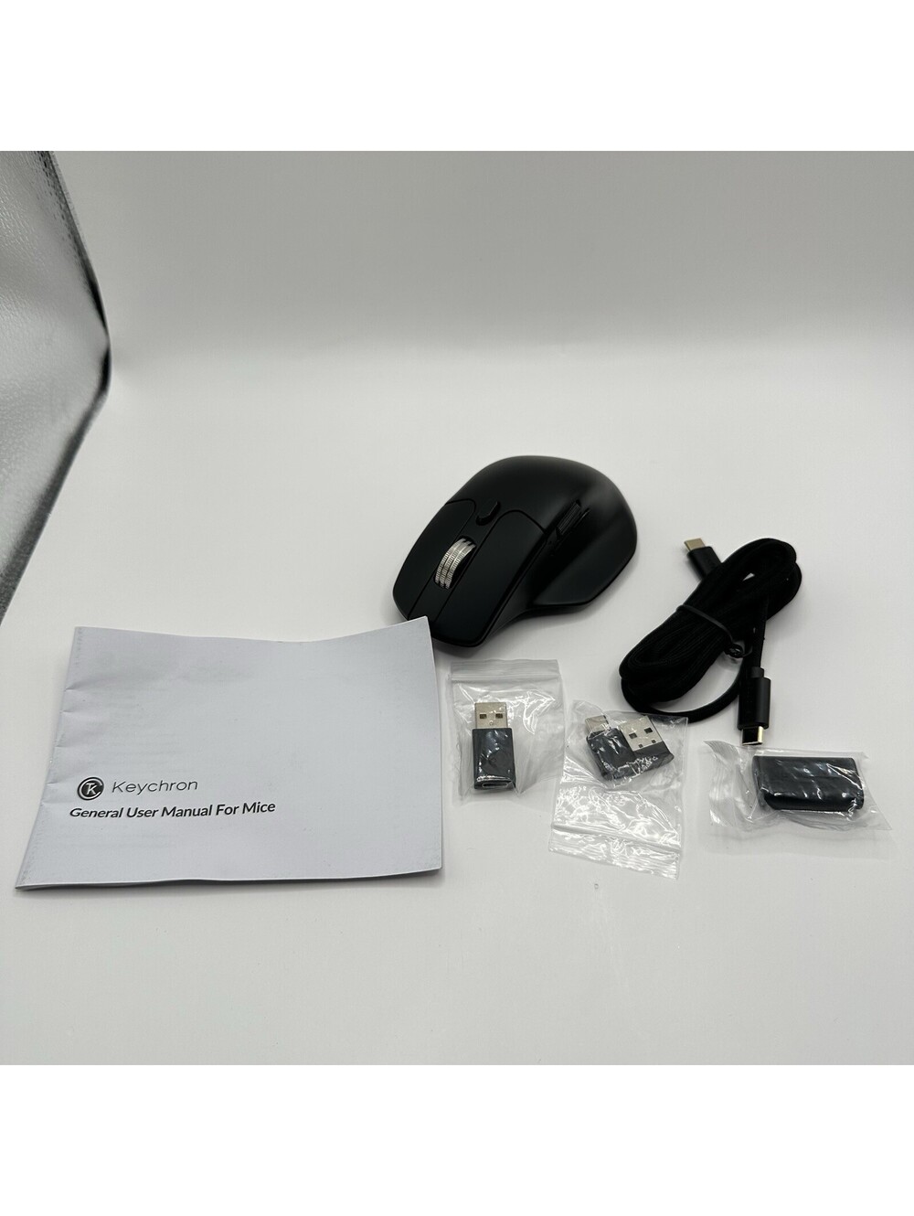Keychron M6 Ultra Silent Wireless Gaming Mouse - Black